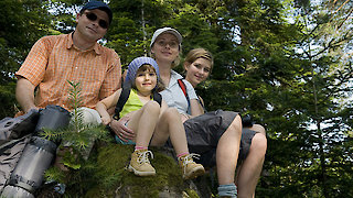 Familienwanderung in der Region Sonnenwald im Bayerischen Wald